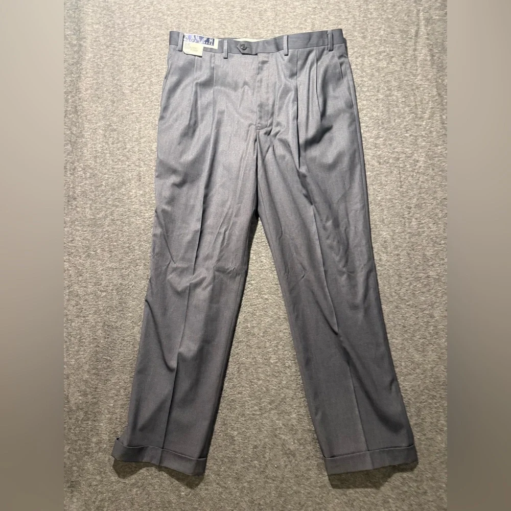 Ralph Lauren Dress Pants Mens 38x32 gray lightweight comfort relaxed straight